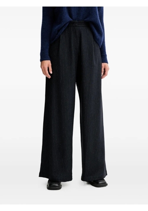 Sessùn pinstripe straight-leg trousers - Black