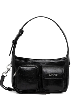 DKNY logo-detail cross body bag - Black