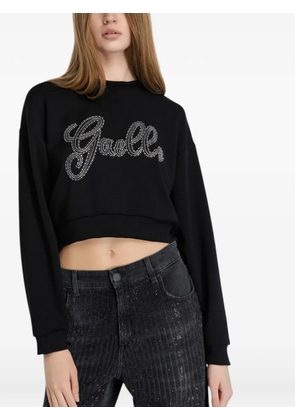 Gaelle embroidered felpa sweater - Black