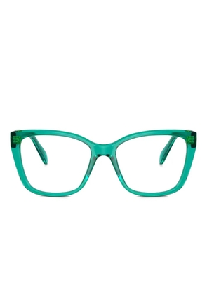 Swarovski Eyewear crystal-embellished square-frame glasses - Green