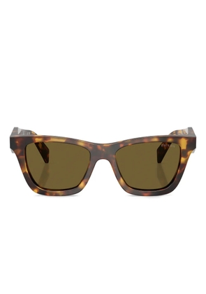 Prada Eyewear wayfarer-frame sunglasses - Brown