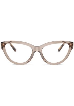 Vogue Eyewear cat eye-frame glasses - Brown