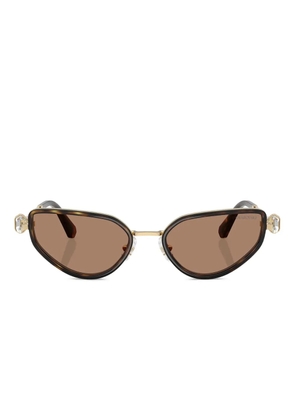 Swarovski Eyewear SK7027 crystal-embellished cat-eye sunglasses - Gold