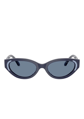 Swarovski Eyewear crystal-embellished cat-eye sunglasses - Blue