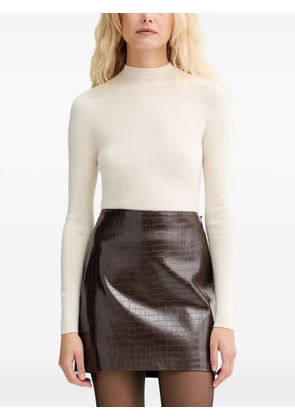 Isabelle Blanche mock-neck sweater - White