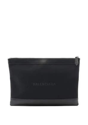 Balenciaga Pre-Owned 2010s zip-up clutch bag - Black