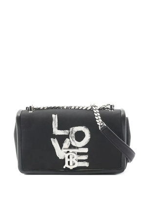 Burberry Pre-Owned 2000s canvas shoulder bag - Black