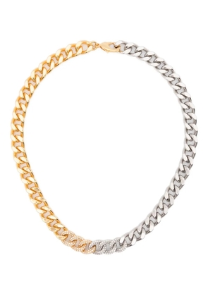 Maje Zirconia chain necklace - Gold