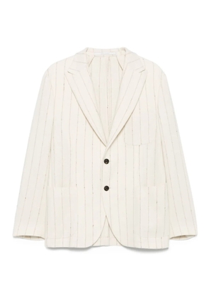 Eleventy pinstripe single-breasted blazer - Neutrals