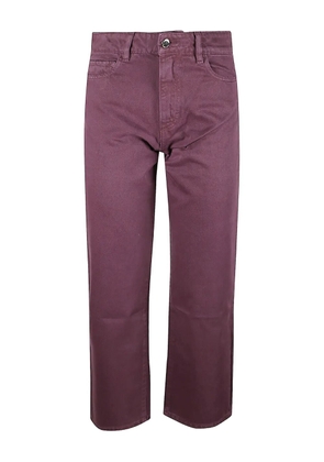 ICON DENIM star-detail straight-leg jeans - Purple