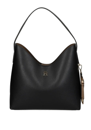 Tommy Hilfiger logo-plaque shoulder bag - Black
