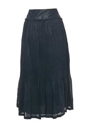 See by Chloé plissé midi skirt - Blue