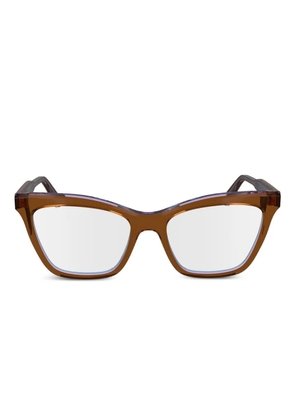 Calvin Klein cat-eye frames - Brown