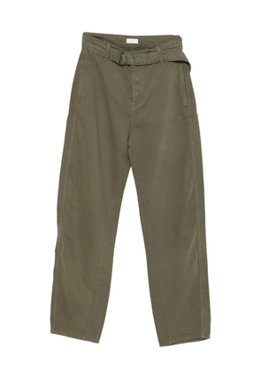 LIU JO belted-waist trousers - Green