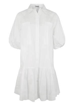 Simkhai Crissy poplin minidress - White