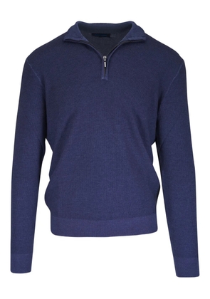 Pya zip-collar polo shirt - Blue