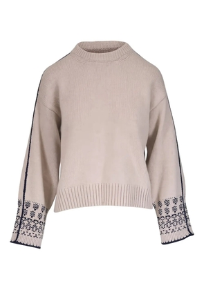 Agnona crew-neck sweater - Neutrals