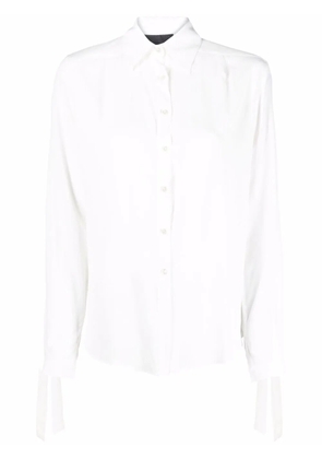 Philipp Plein button-down silk shirt - White