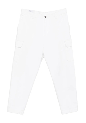 Eleventy cargo pocket trousers - White