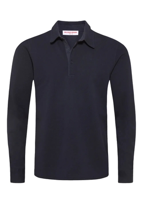 Orlebar Brown Garfield long-sleeved polo shirt - Blue