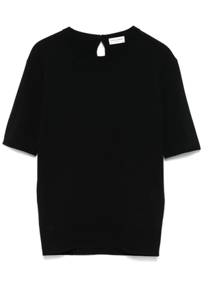 Saint Laurent wool T-shirt - Black
