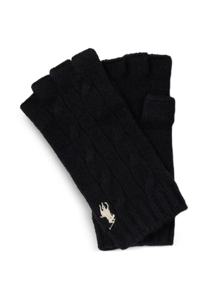 Polo Ralph Lauren cable-knit gloves - Black