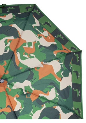 Moschino duck-print umbrella - Green