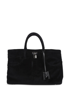 Medea Nina corduroy tote bag - Black