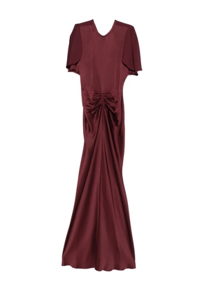 Victoria Beckham gathered waist floor length maxi dress