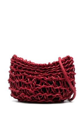 Alienina Cecilia woven shoulder bag - Red