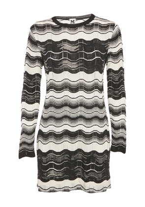 Missoni Pre-Owned wave-knit mini dress - Black