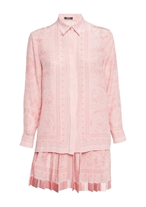 Versace Pre-Owned Barocco-print silk suit - Pink