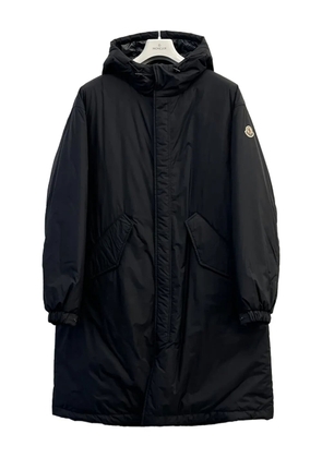 Moncler Sicione logo patch parka - Black