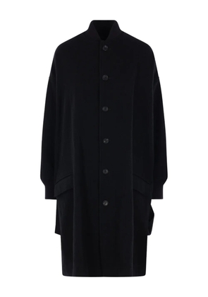 Yohji Yamamoto button-up coat - Black