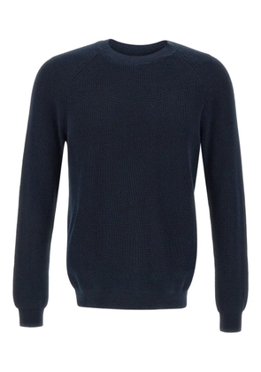 DIKTAT ribbed raglan-sleeves sweater - Blue