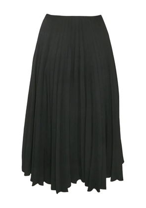 Valentino Pre-Owned pleated midi skirt - Black