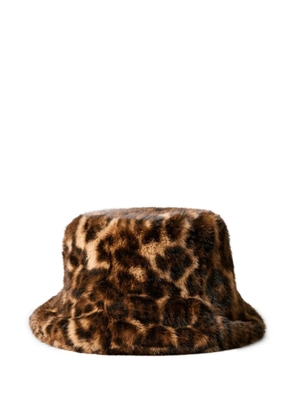 Claudie Pierlot leopard-print bucket hat - Brown