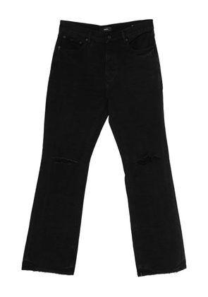 Purple Brand rip bootcut jeans - Black