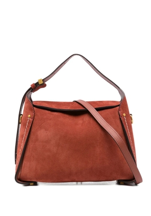 GIANNI CHIARINI Penelope calf-suede shoulder bag - Red