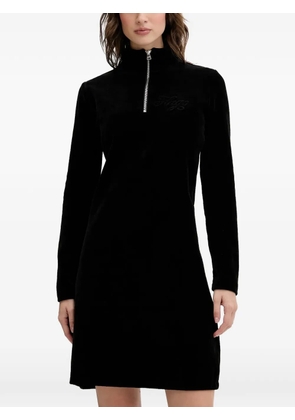 HUGO zip-up mini dress - Black
