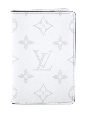 Louis Vuitton Pre-Owned Pocket Organizer Monogram Taigarama small wallets - White