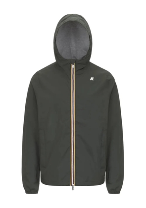 K-Way logo-embroidered windbreaker - Green