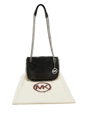 Michael Michael Kors Chelsea chain-trimmed leather cross body bag - Black