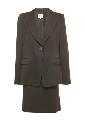 Armani Vintage 2000s wool skirt suit - Brown