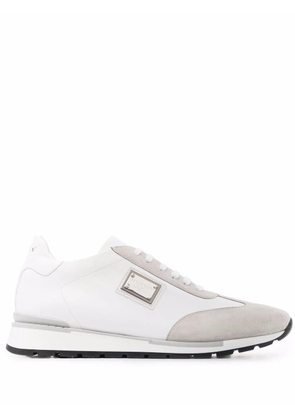 Philipp Plein logo-plaque sneakers - White