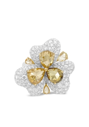 HYT Jewelry 18K white gold diamond ring - Silver