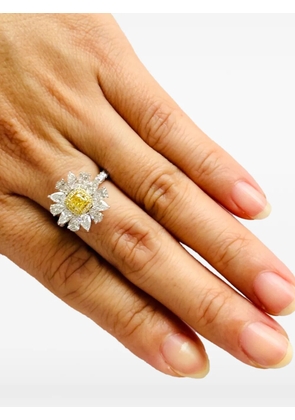 HYT Jewelry 18K white and yellow gold diamond ring - Silver