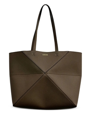 LOEWE medium Puzzle Fold horizontal tote bag - Brown
