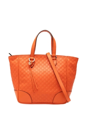 Gucci Pre-Owned 2000-2015 Small Microguccissima Bree satchel - Orange