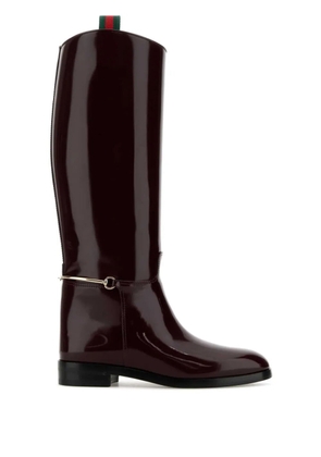 Gucci Horsebit boots - Red